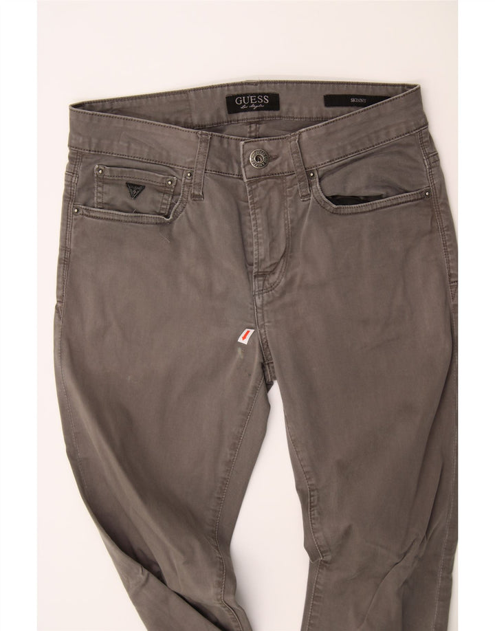 GUESS Womens Skinny Jeans W28 L28 Grey Cotton Vintage Guess and Second-Hand Guess from Messina Hembry 