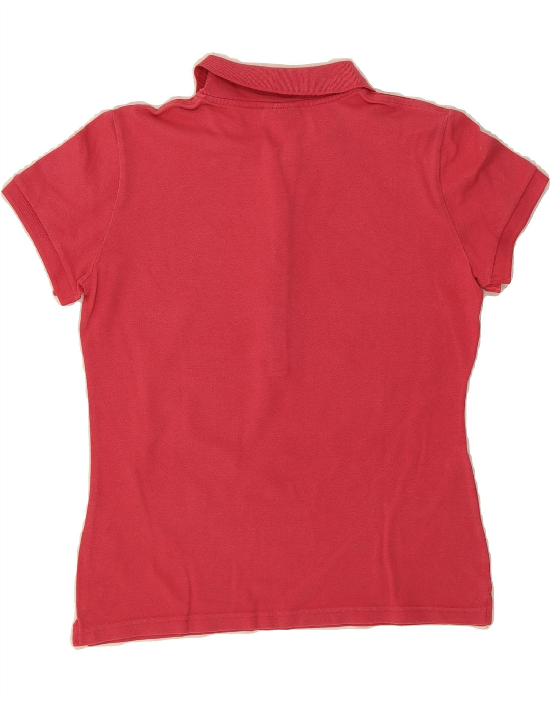 LACOSTE Womens Polo Shirt Size 42 Large Red Cotton Vintage Lacoste and Second-Hand Lacoste from Messina Hembry 