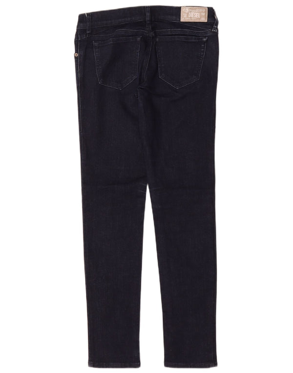Jeans skinny slim a vita bassa Getlegg da donna Diesel W28 L32 cotone blu navy