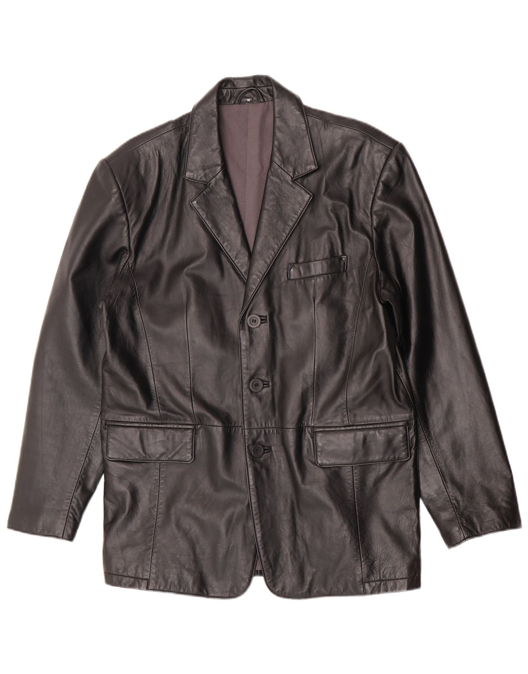 Giacca blazer da uomo a 3 bottoni Angelo Litrico UK 38 media nera