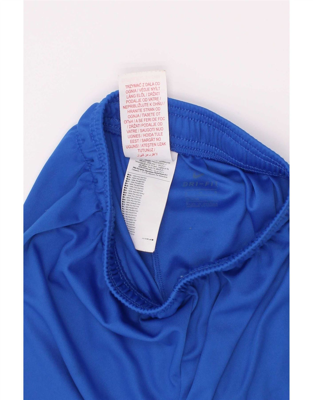 Pantaloncini sportivi Nike da ragazzo Dri Fit 10-11 anni in poliestere blu medio
