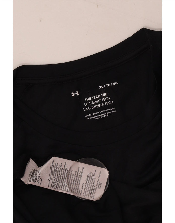 Maglietta da uomo Under Armour Top XL poliestere nero