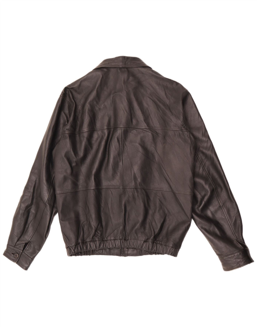 Giacca in pelle da uomo Scout UK 38 Pelle nera media