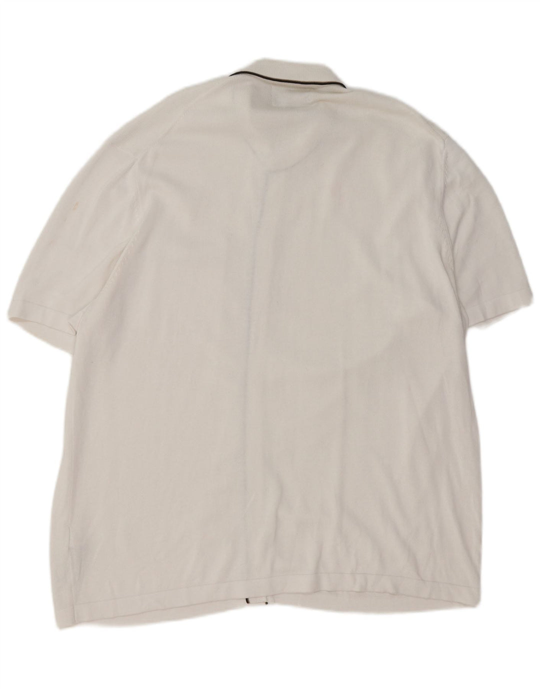 Maglione cardigan a maniche corte da uomo Marks & Spencer 2XL bianco modal