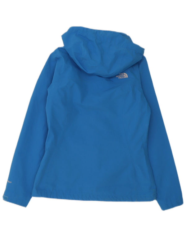 Giacca antipioggia da donna con cappuccio The North Face UK 10 Small Blu Poliestere