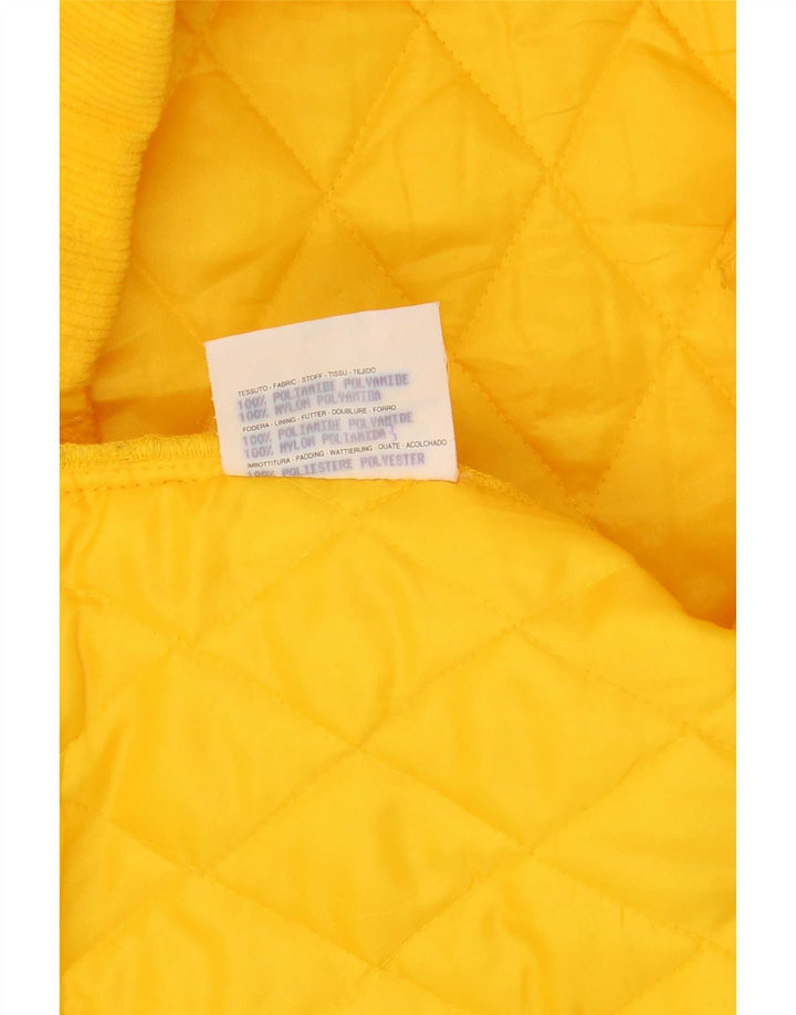 Giacca trapuntata da uomo Brugi UK 40 Large Giallo in poliammide