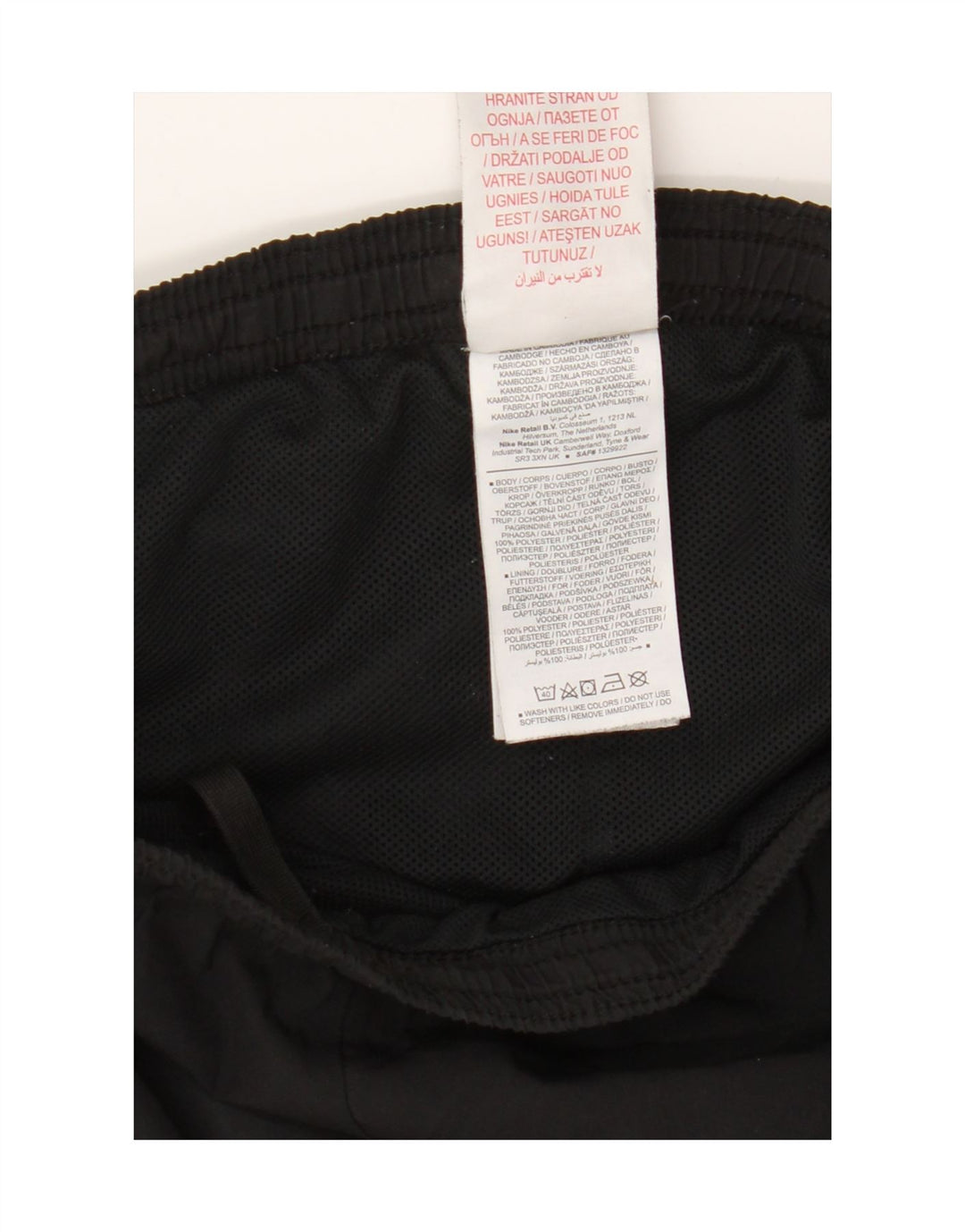 Pantaloni da tuta Nike da ragazzo Dri Fit Joggers 10-11 anni medio nero