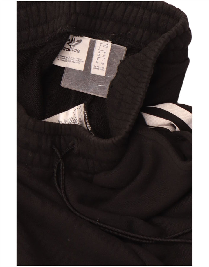 Pantaloni da tuta da donna ADIDAS Joggers UK 8 piccoli cotone nero