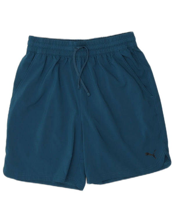Puma Mens Sport Shorts Medium  Blue Polyester