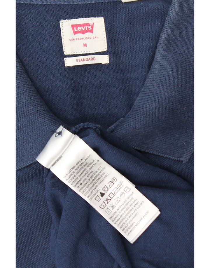 Polo standard da uomo Levi's in cotone blu navy medio