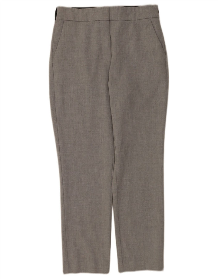 Pantaloni corti slim da donna Zara medi W28 L25 poliestere color block grigio