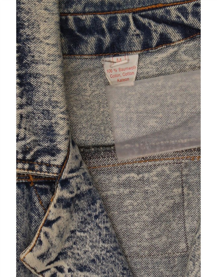 Giacca di jeans vintage da uomo UK 38 cotone blu medio