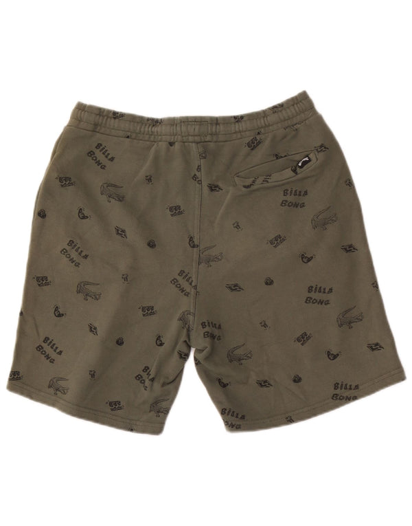Pantaloncini sportivi con grafica Billabong da ragazzo 15-16 anni in cotone kaki