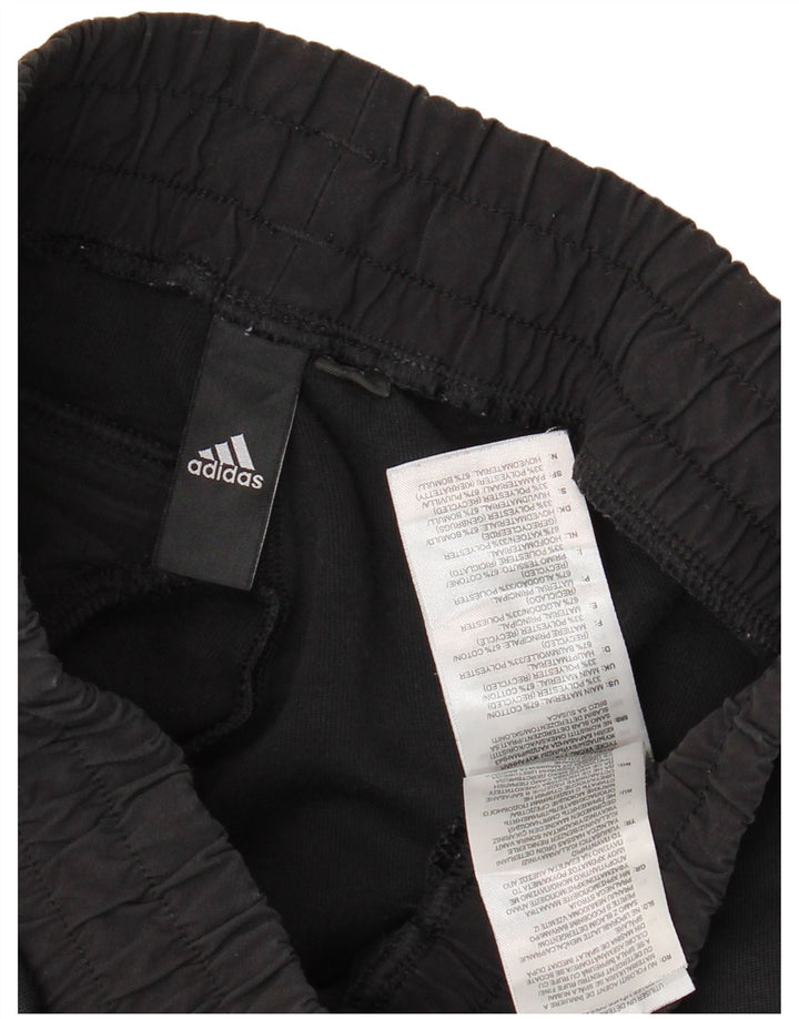 Pantaloni da tuta da donna Adidas Joggers piccoli in cotone nero