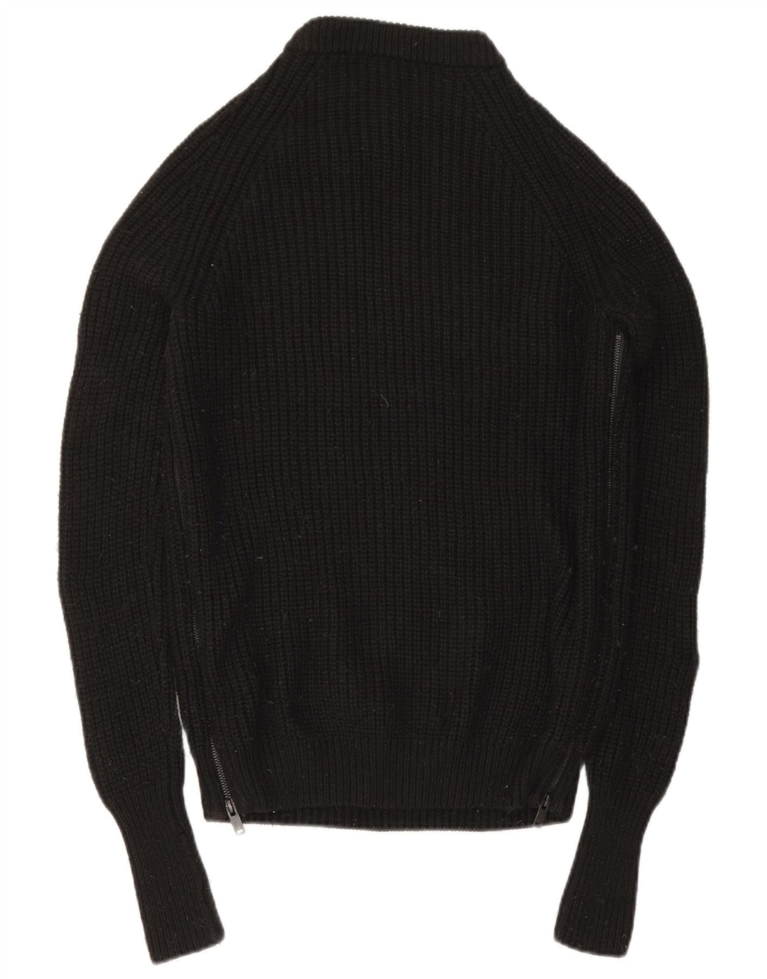 Maglione girocollo da uomo Cos in lana nera XS