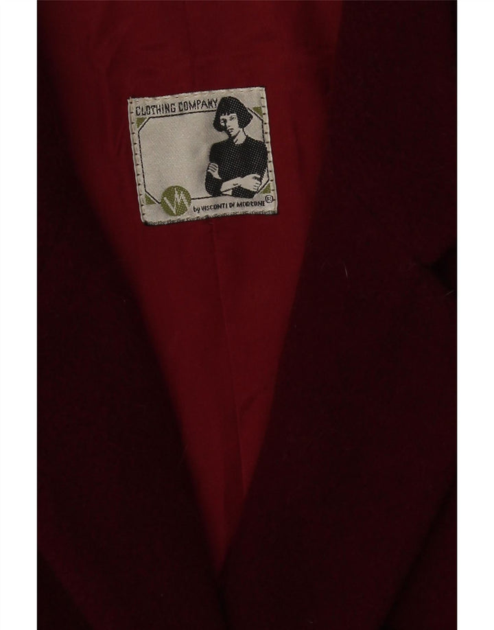 Giacca blazer da donna Duca Visconti Di Modrone UK 14 Bordeaux medio
