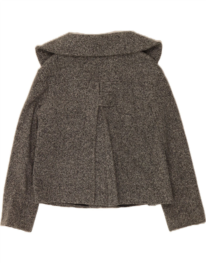 LUISA SPAGNOLI Womens 3 Button Blazer Jacket IT 46 Large Grey Flecked Wool Vintage Luisa Spagnoli and Second-Hand Luisa Spagnoli from Messina Hembry 