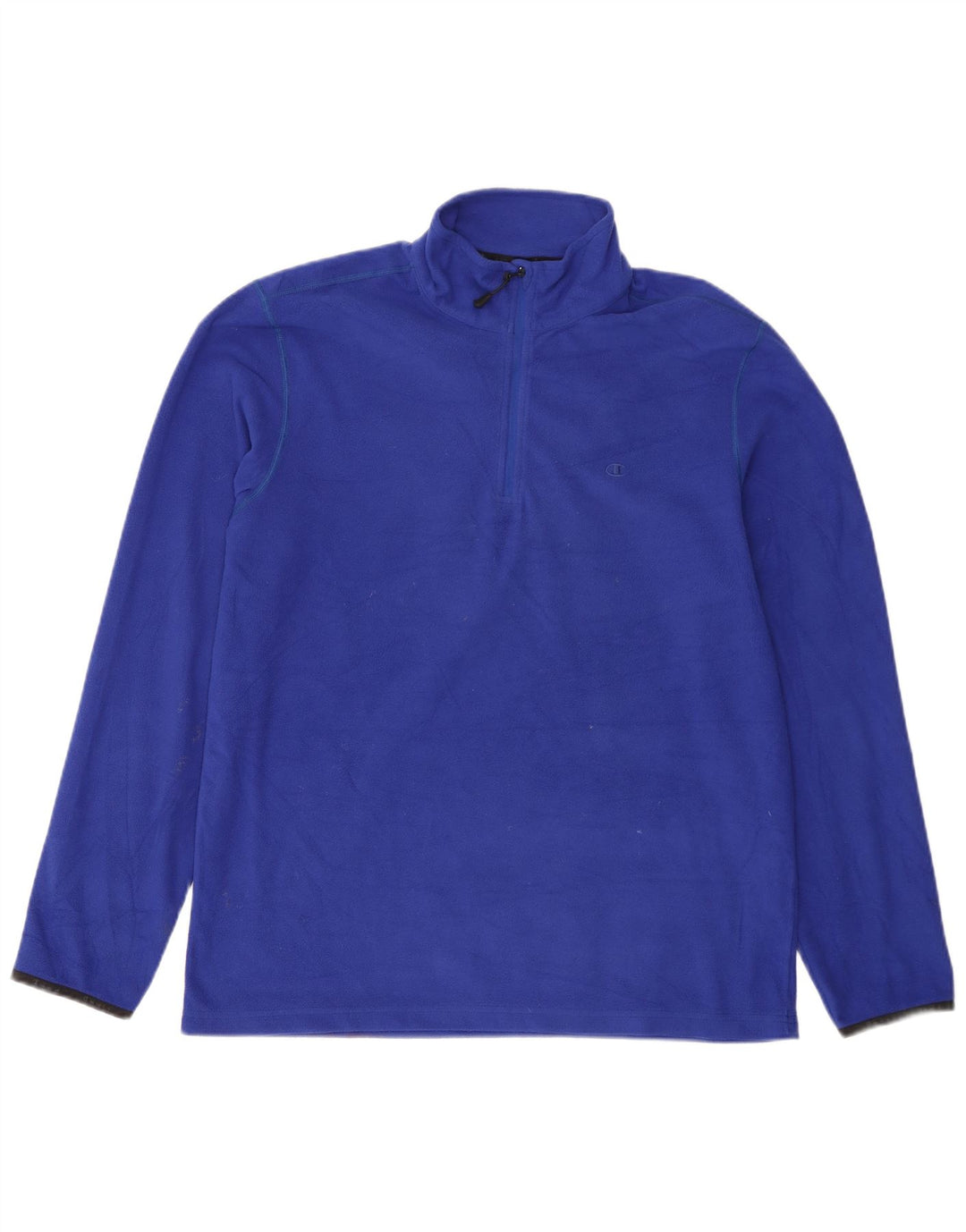 Maglione in pile Champion da uomo con zip e collo XL blu