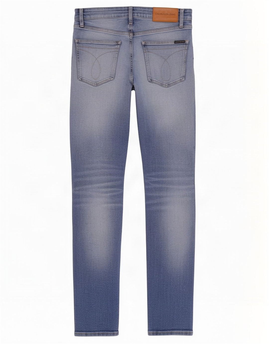 Jeans slim da uomo Calvin Klein W31 L32 cotone blu