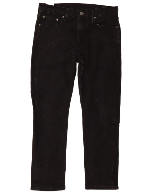 Levi's Uomo 502 Jeans dritti W33 L27 Cotone Nero