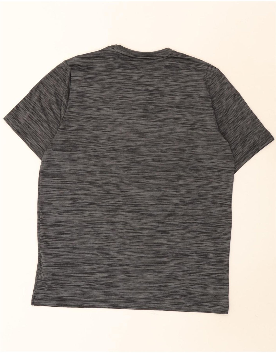 T-shirt Adidas Aeroready da uomo in poliestere chiazzato grigio medio