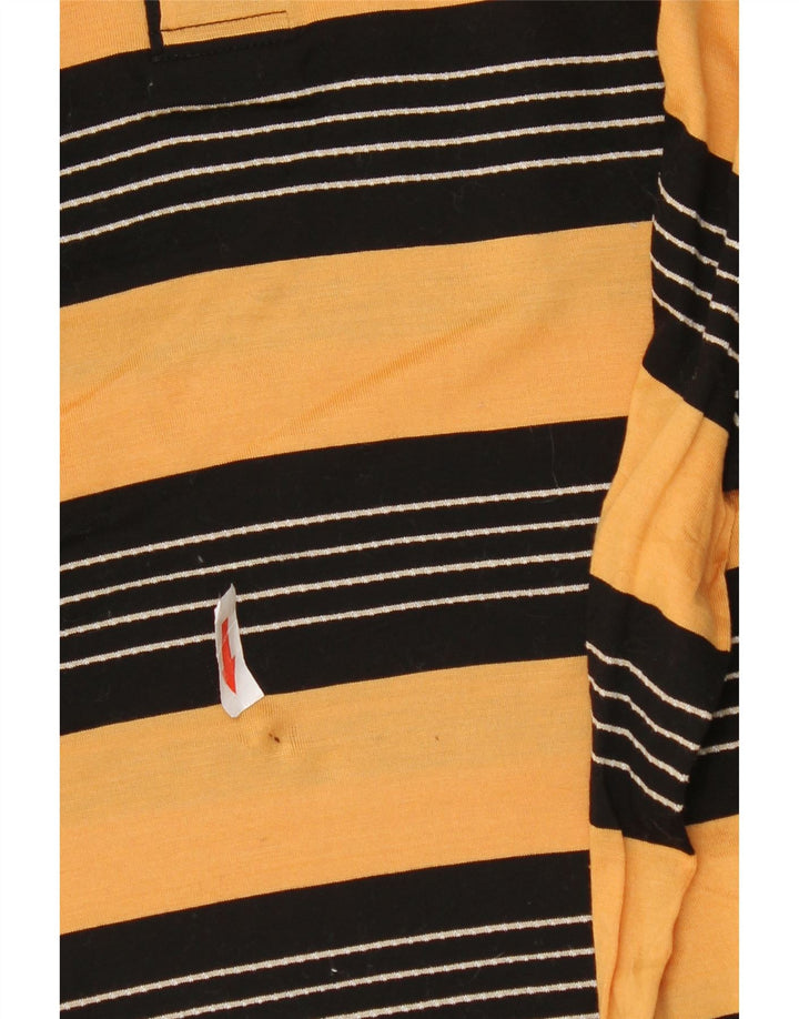 Polo da uomo Pierre Cardin in cotone a righe gialle medie