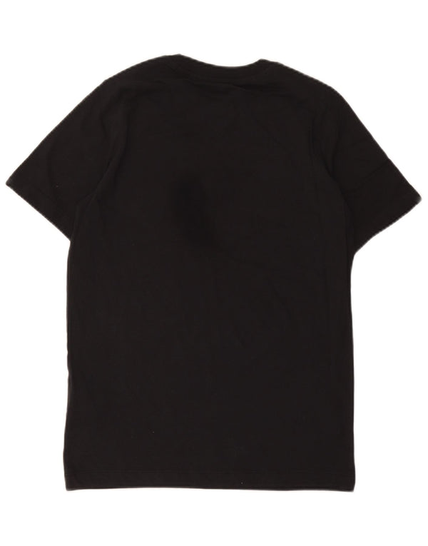 T-shirt grafica da ragazzo Nike Top 12-13 anni grande in cotone nero