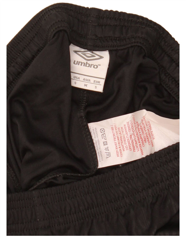 Pantaloncini sportivi Umbro da uomo piccoli neri a rombi/diamanti in poliestere