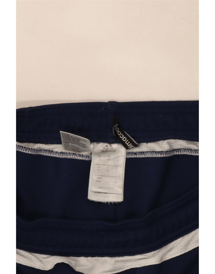 Pantaloni da tuta Adidas Climacool da uomo medi in poliestere blu navy