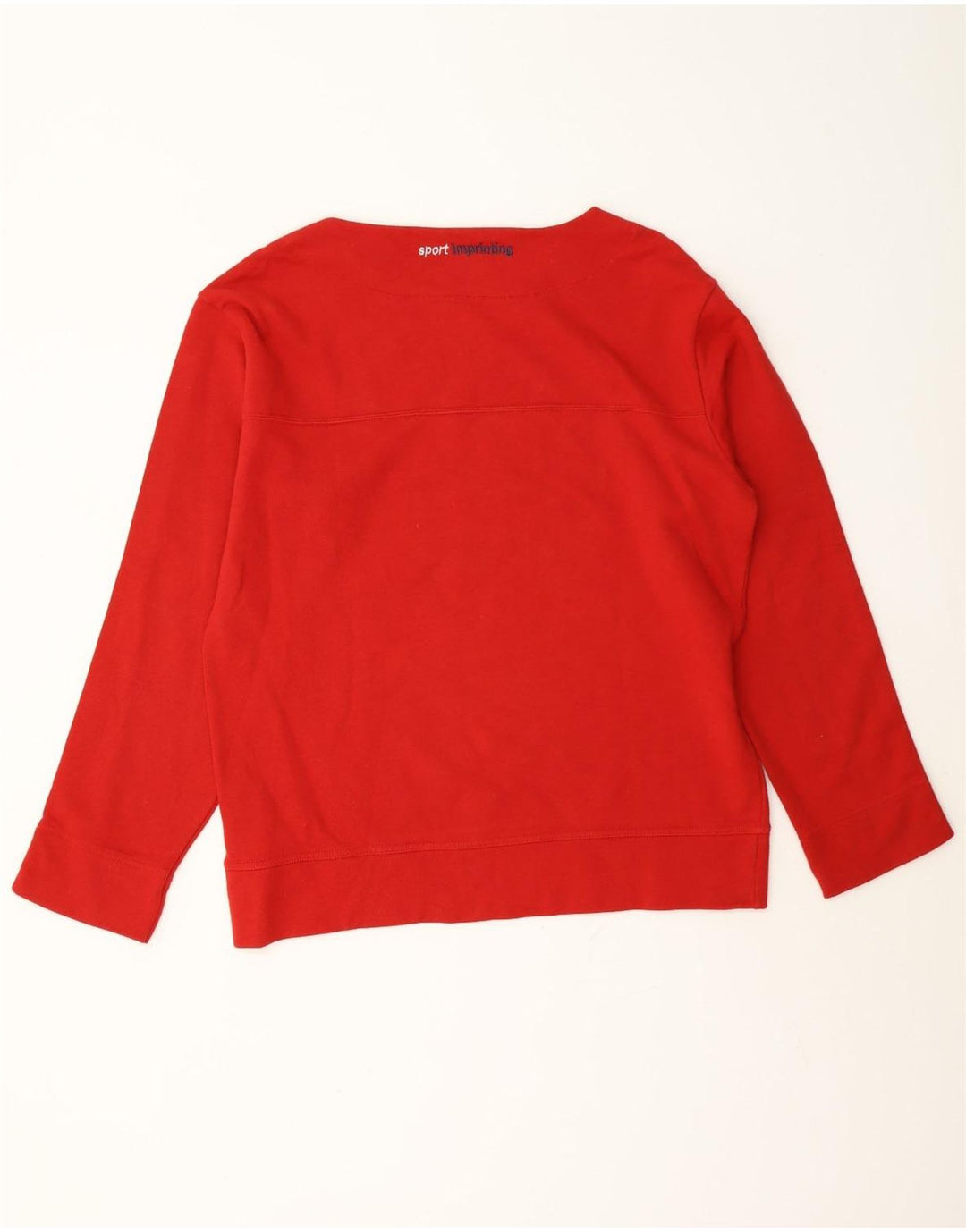 Felpa da donna Playlife Maglione UK 14 Cotone rosso medio