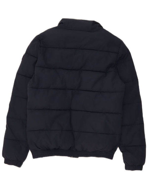 Giacca imbottita oversize da donna Superdry UK 10 Small poliestere blu navy