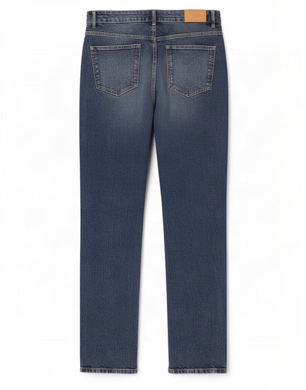 Jeans dritti da donna Zara EU 40 medio W30 L33 cotone blu