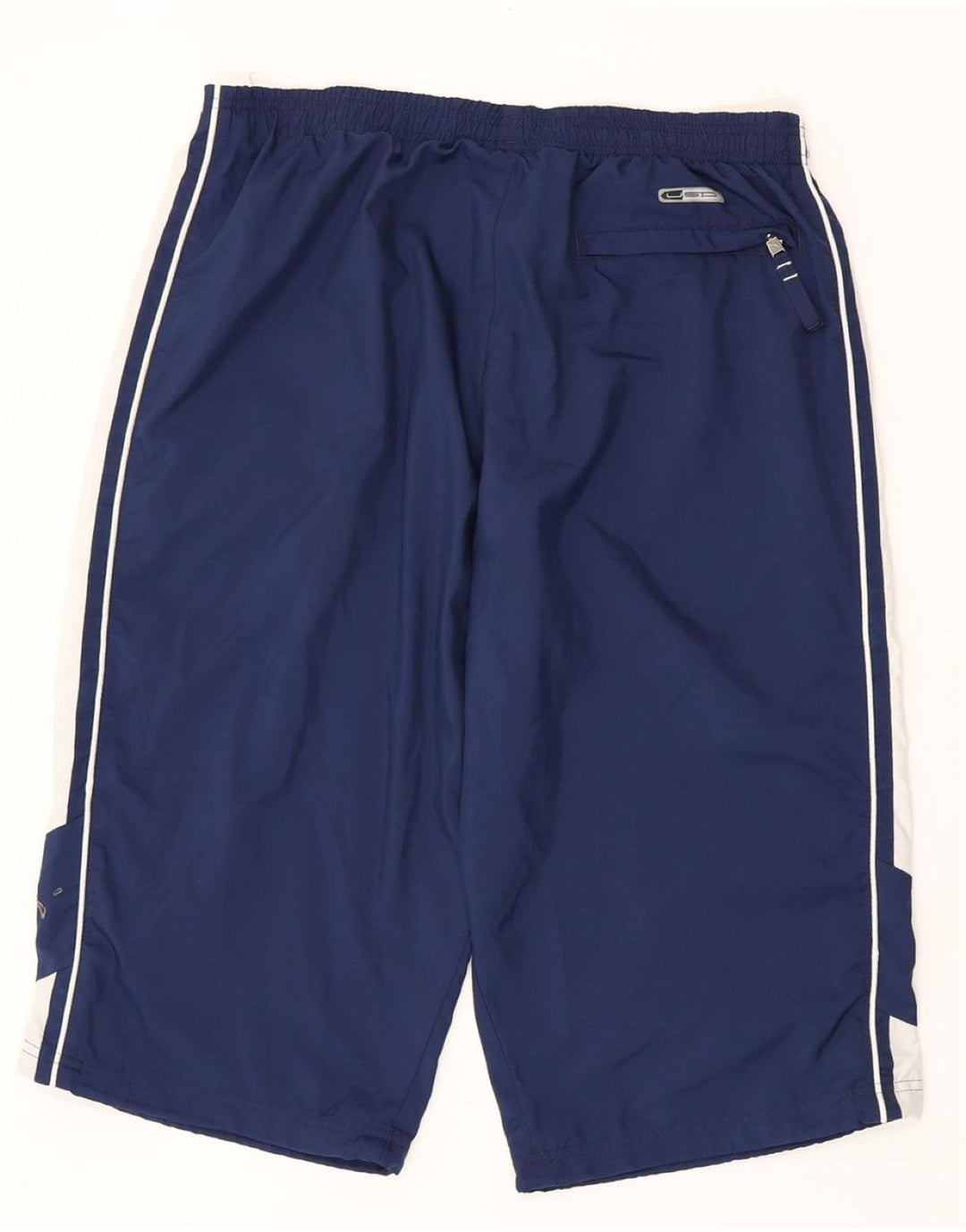 Pantaloncini sportivi Bermuda da uomo PUMA grandi in poliestere color block blu navy
