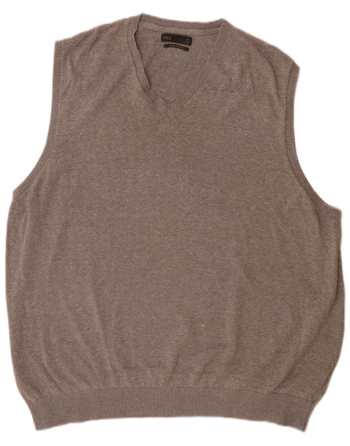 Canotta da uomo Marks & Spencer 2XL cotone grigio
