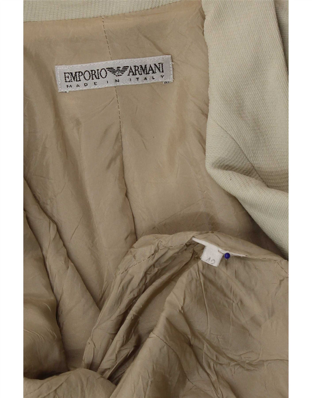 Giacca blazer a 1 bottone da donna Emporio Armani IT 42 verde medio