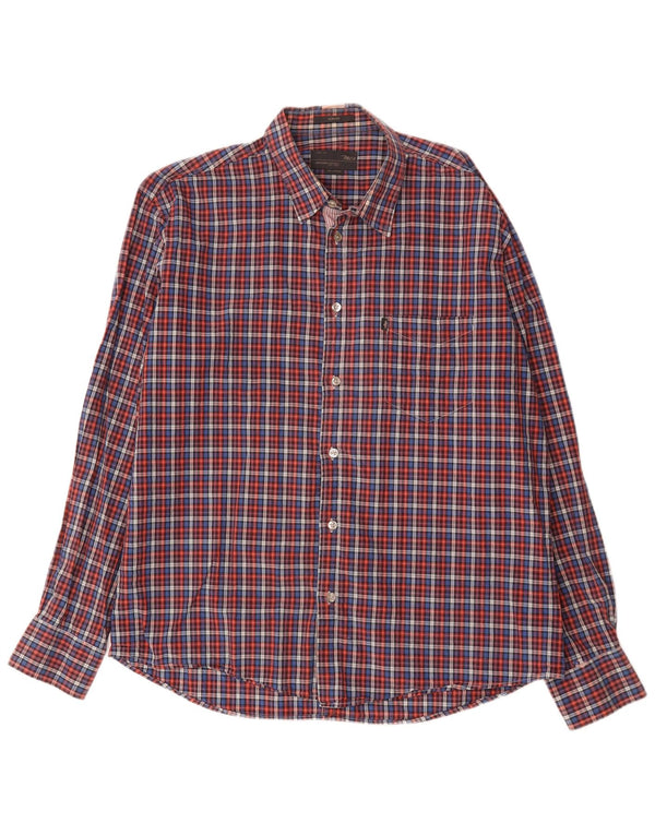 Camicia da uomo Marlboro Classics 2XL in cotone a quadri multicolore