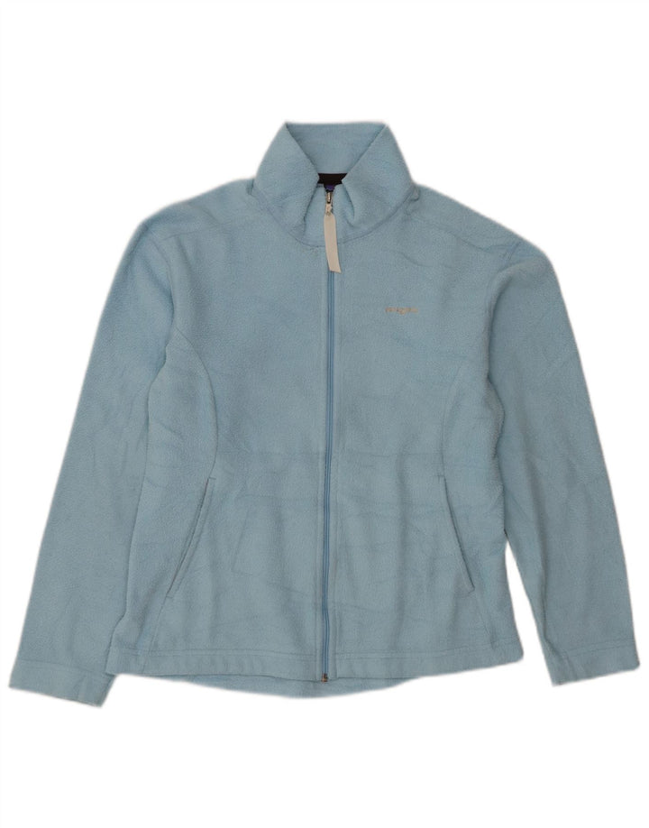 Patagonia Giacca in pile Synchilla da donna UK 10 Small Blu Poliestere