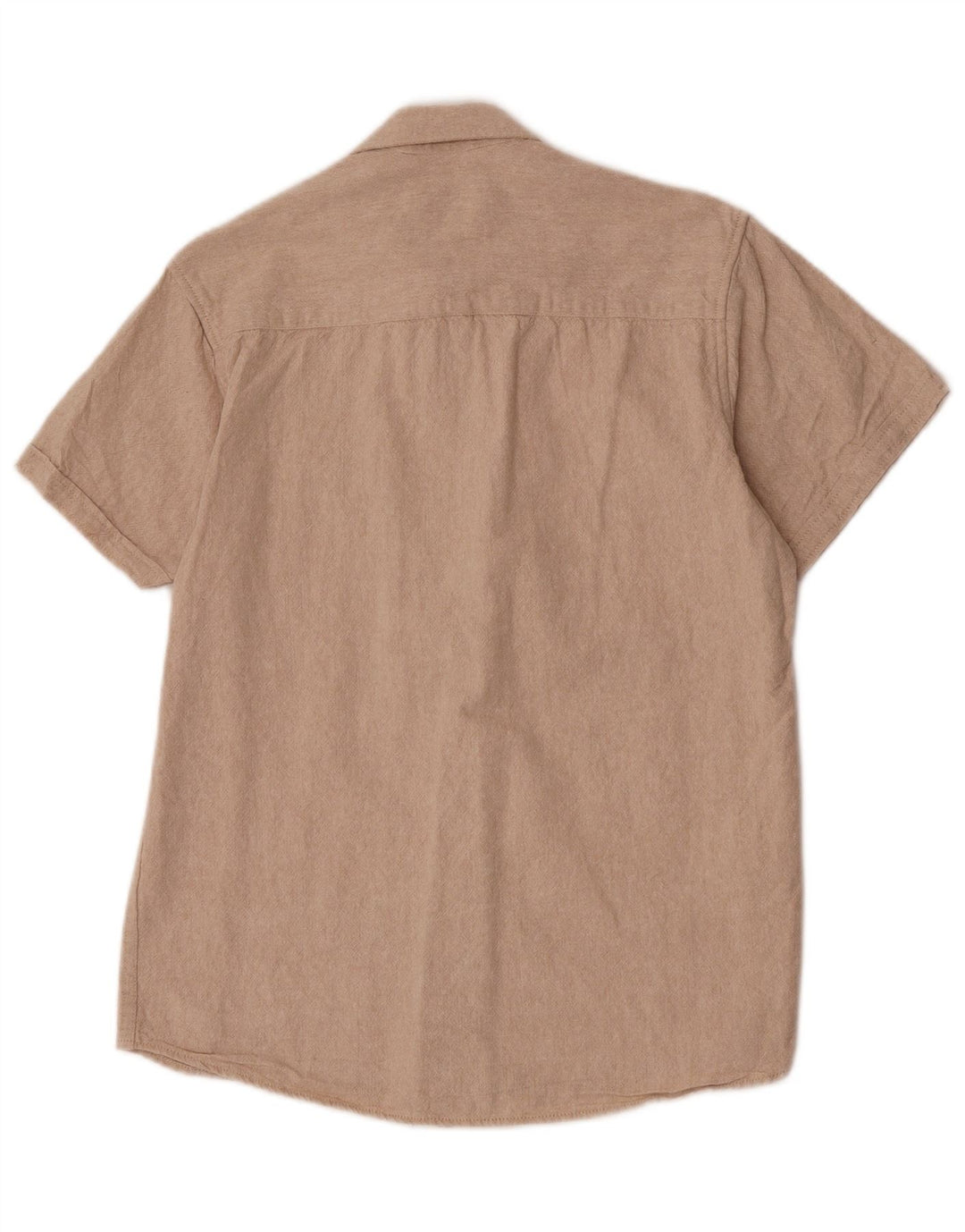 Camicia a maniche corte da uomo Wrangler grande in cotone beige