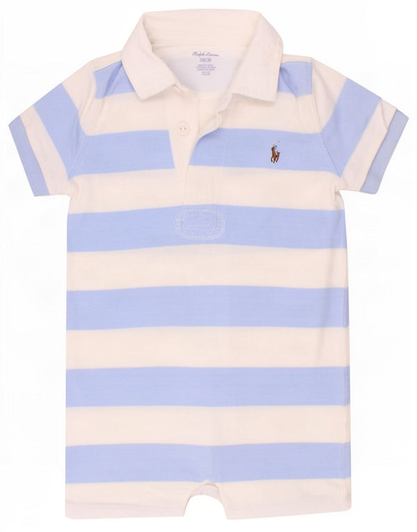 Ralph Lauren Tutina da neonato per neonato 12-18 mesi in cotone a righe blu