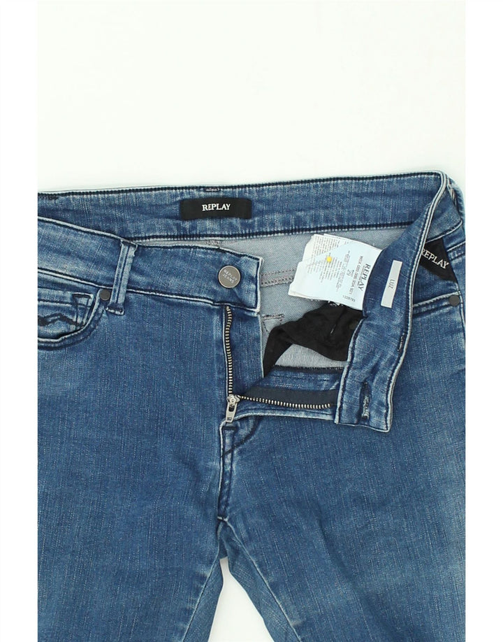 REPLAY Womens Luz Slim Jeans W29 L27 Blue Cotton | Vintage Replay | Thrift | Second-Hand Replay | Used Clothing | Messina Hembry 