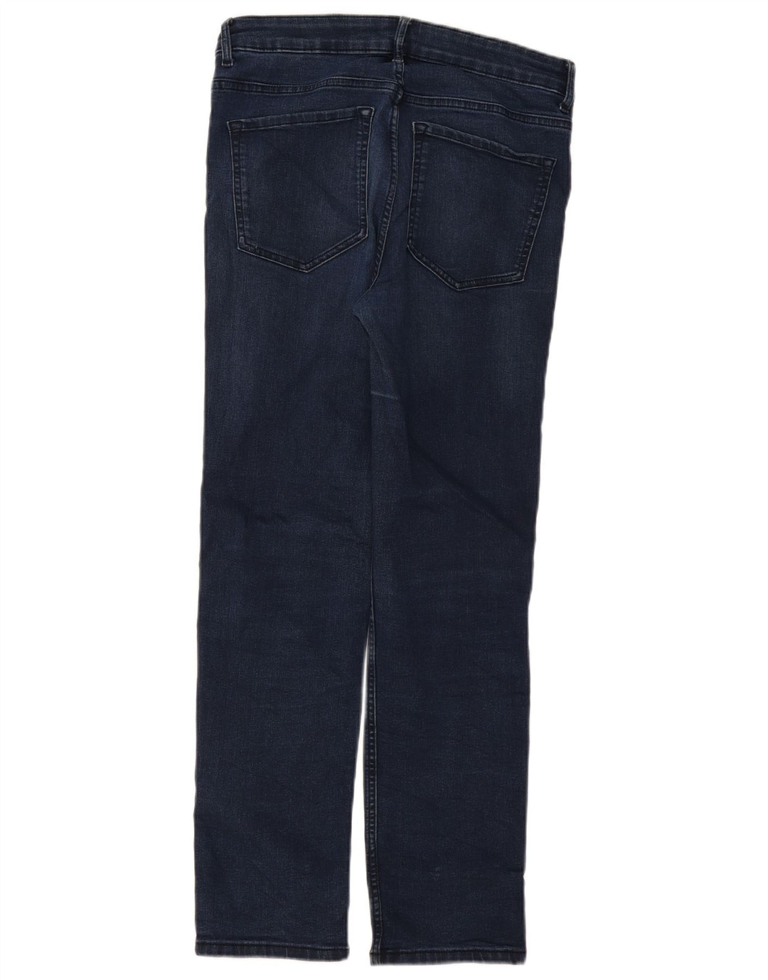 Jeans dritti da donna Marks & Spencer UK 12 medio W30 L28 blu navy