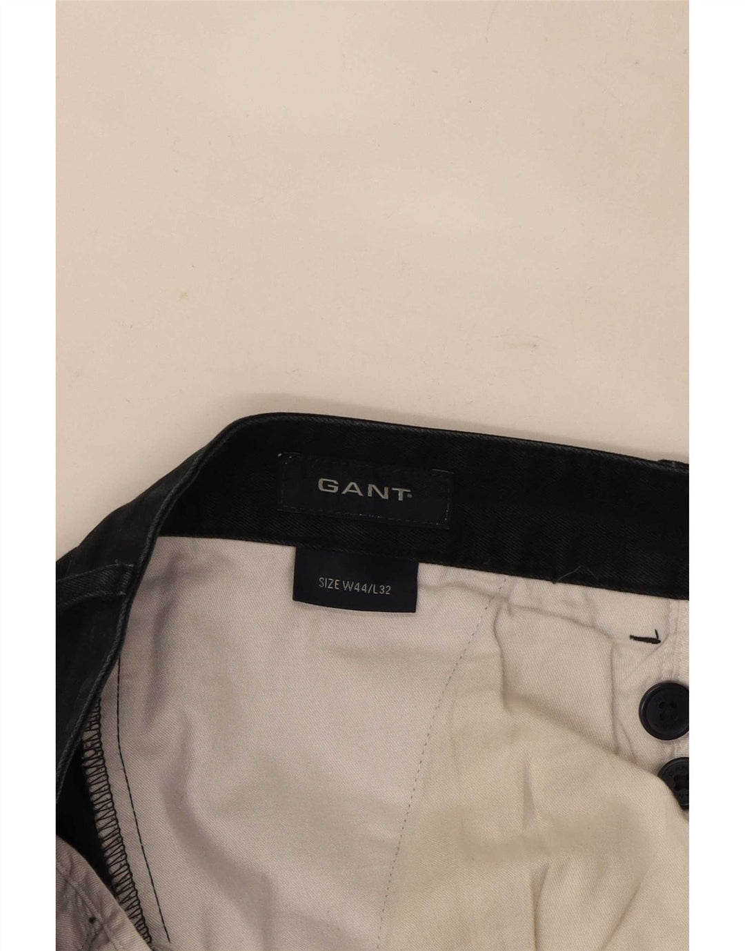 Pantaloni chino dritti da uomo Gant W44 L32 neri