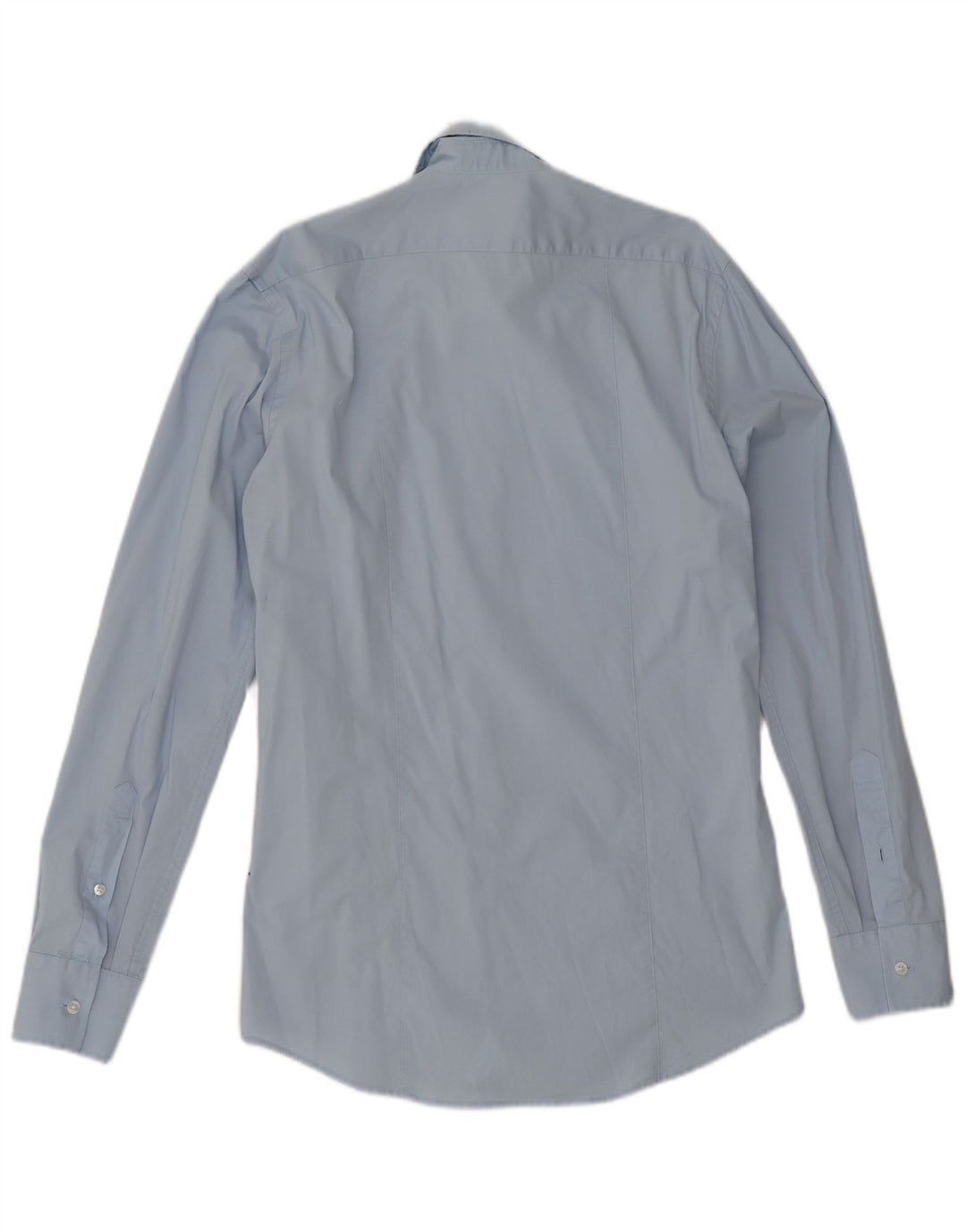 Camicia slim fit da uomo Calvin Klein in cotone blu medio