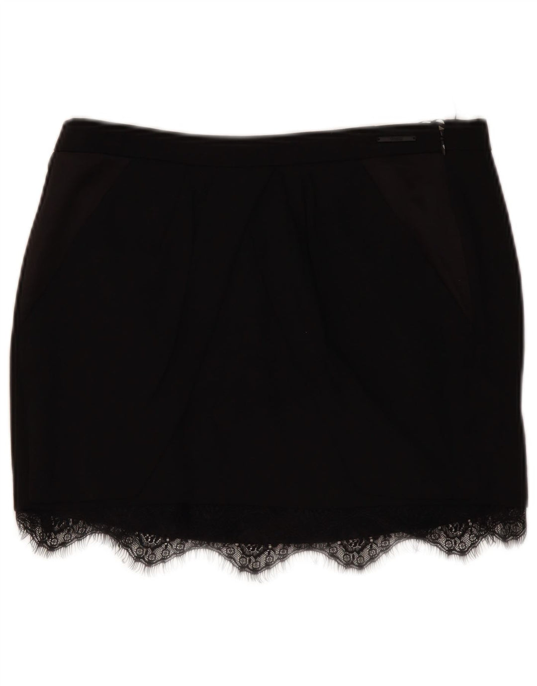 Minigonna a vita bassa da donna Guess W29 media nera in Lyocell