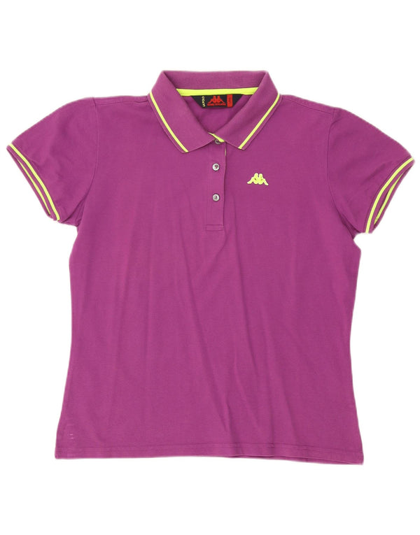 Polo da donna KAPPA UK 14 grande cotone viola