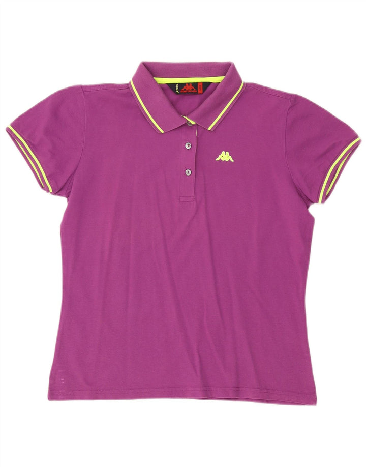 Polo da donna KAPPA UK 14 grande cotone viola