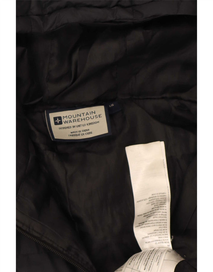 Giacca imbottita con cappuccio da uomo Mountain Warehouse UK 40 Large in nylon nero