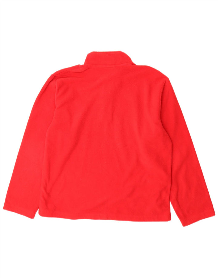Maglione in pile STARTER da ragazzo con zip e collo 15-16 anni 2XL Rosso Poliestere
