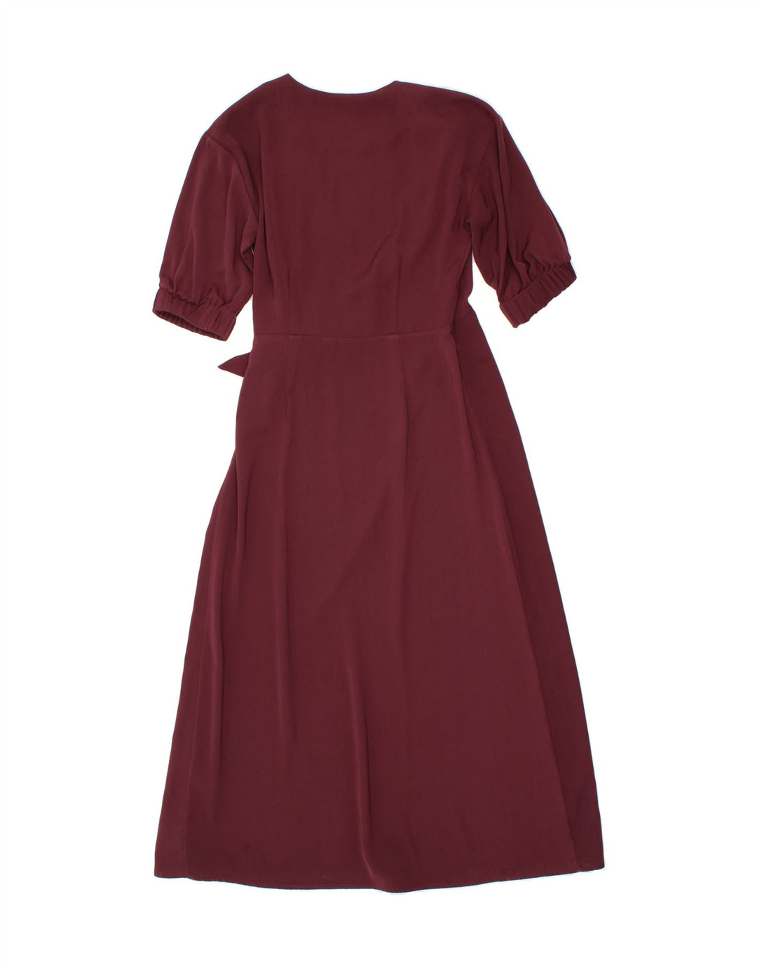 WAREHOUSE Womens Maxi Wrap Dress US 6 Medium Burgundy Polyester Vintage Warehouse and Second-Hand Warehouse from Messina Hembry 