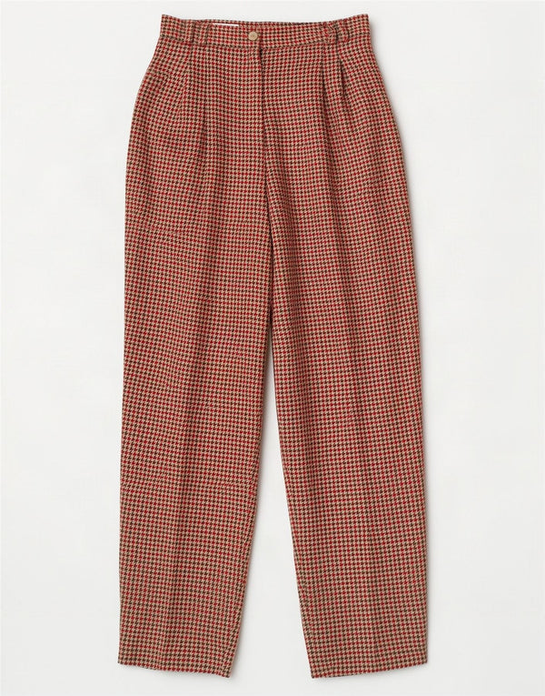 Pantaloni corti a vita alta da donna Richard Meyer EU 38 Medium W28 L26 Rosso